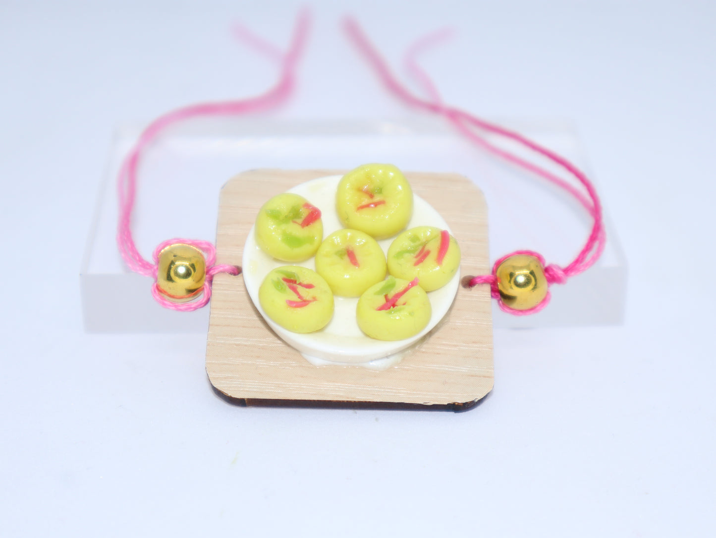 Miniature Peda Platter Rakhi