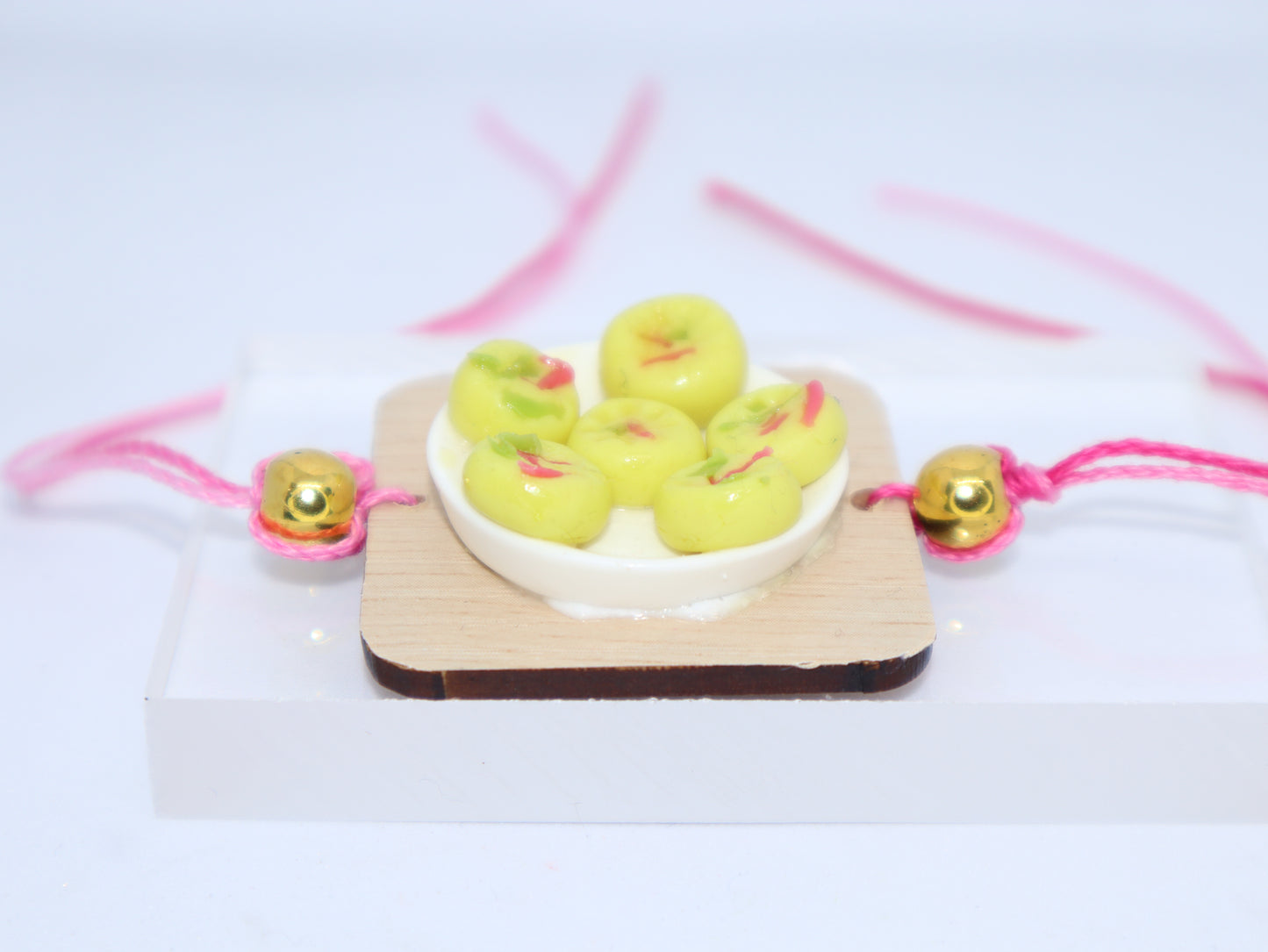 Miniature Peda Platter Rakhi