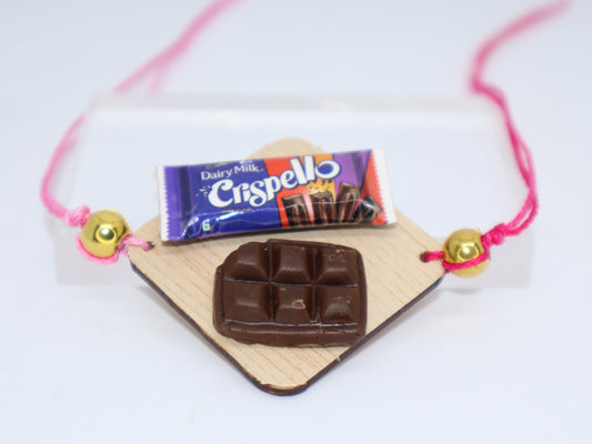 Miniature Dairy Milk Crispello Rakhi