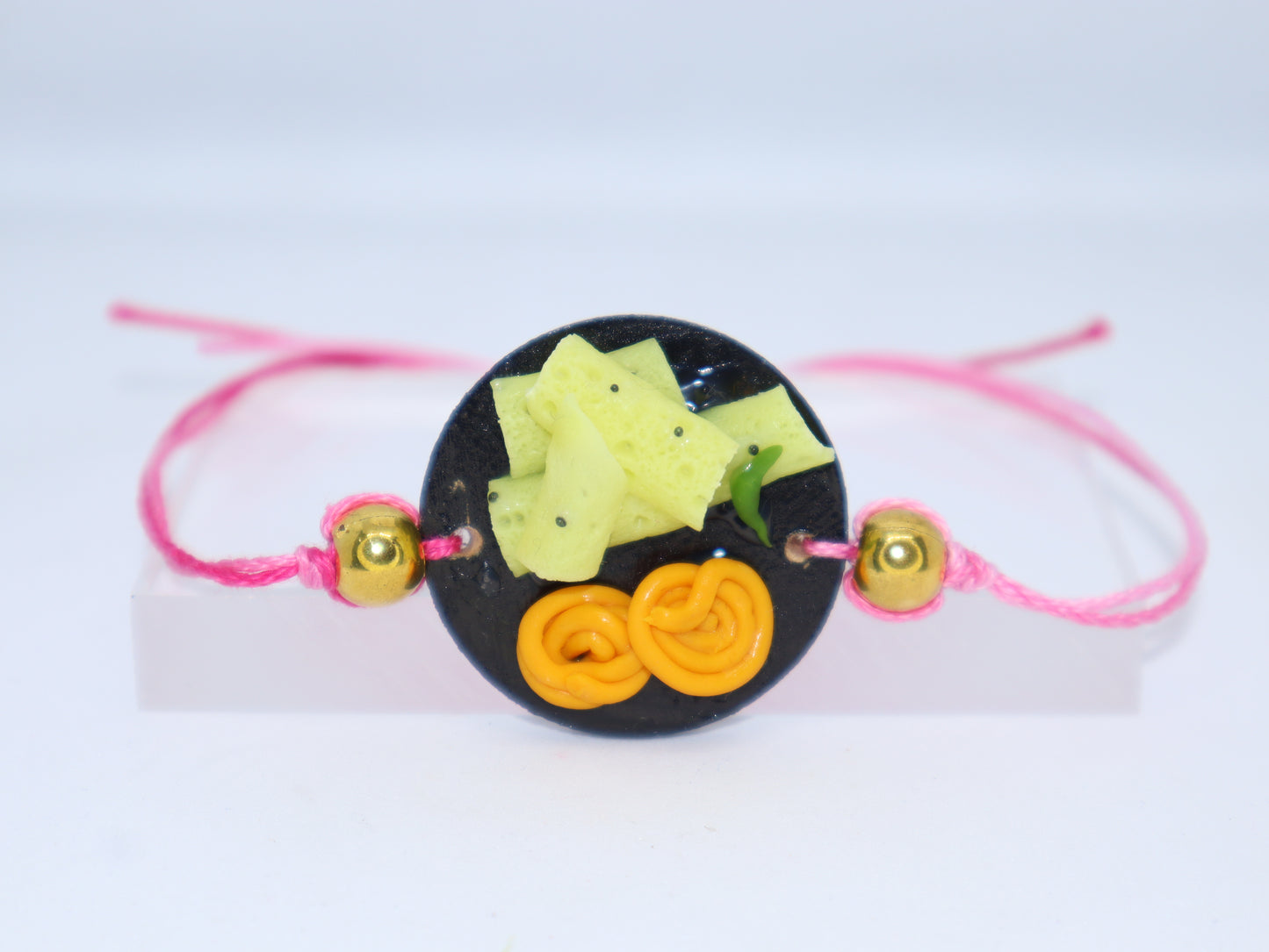 Miniature Jalebi & Fafda Rakhi