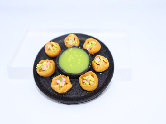 Miniature Panipuri Platter Magnet