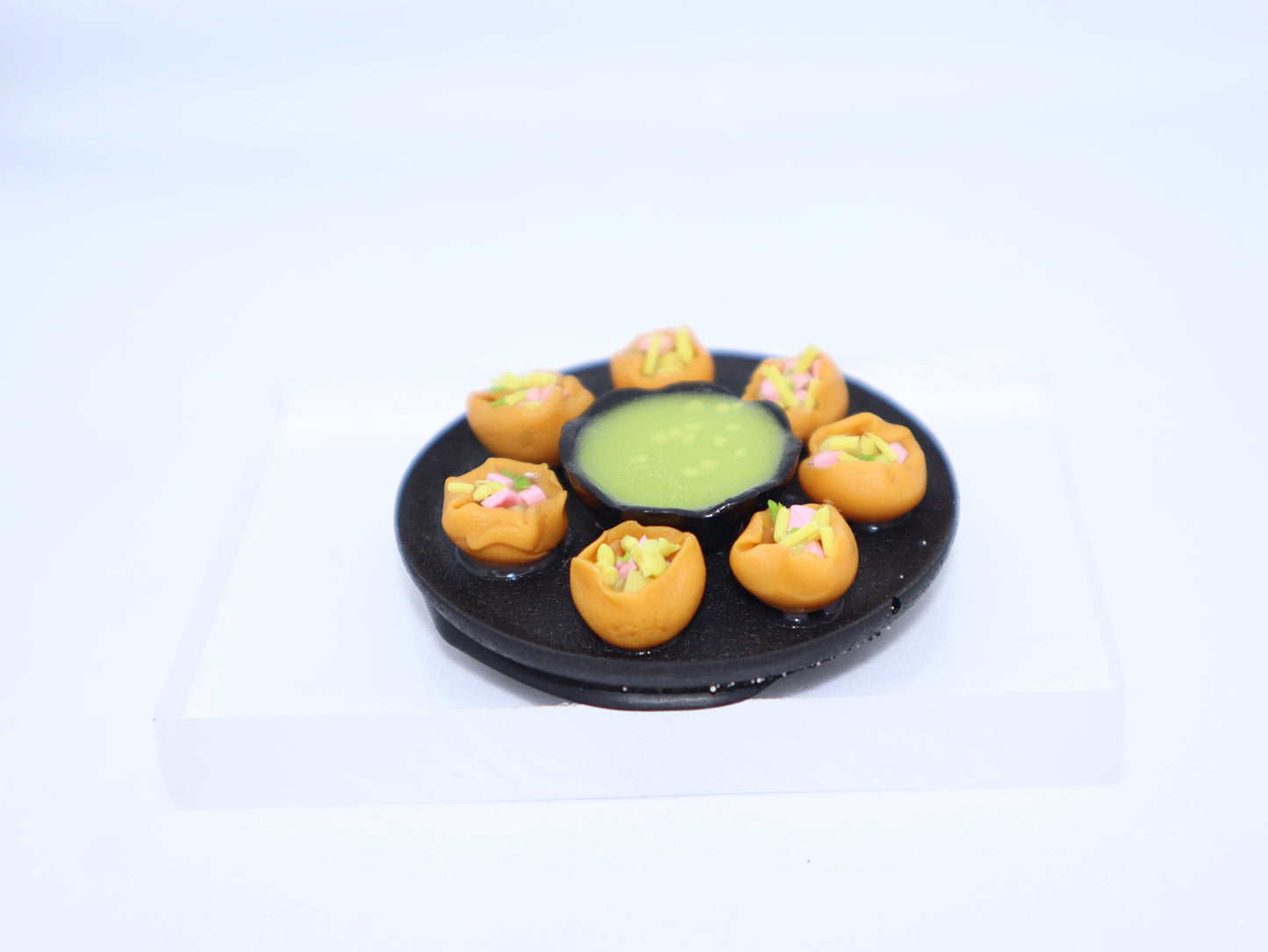 Miniature Panipuri Platter Magnet