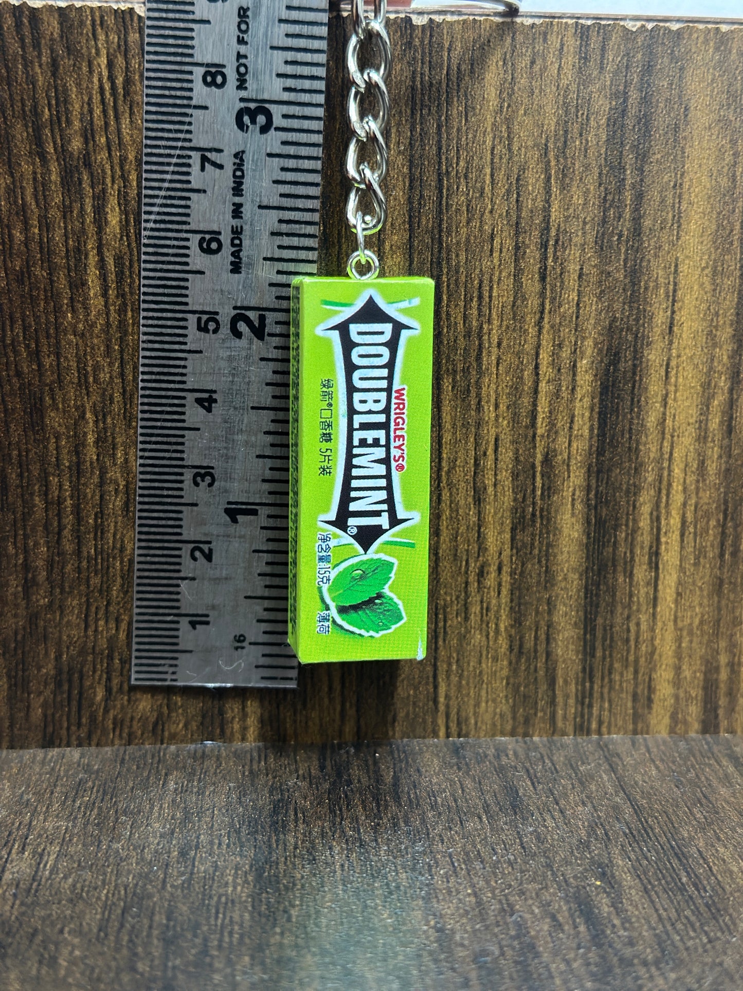 🌿 Miniature Doublemint Keychain