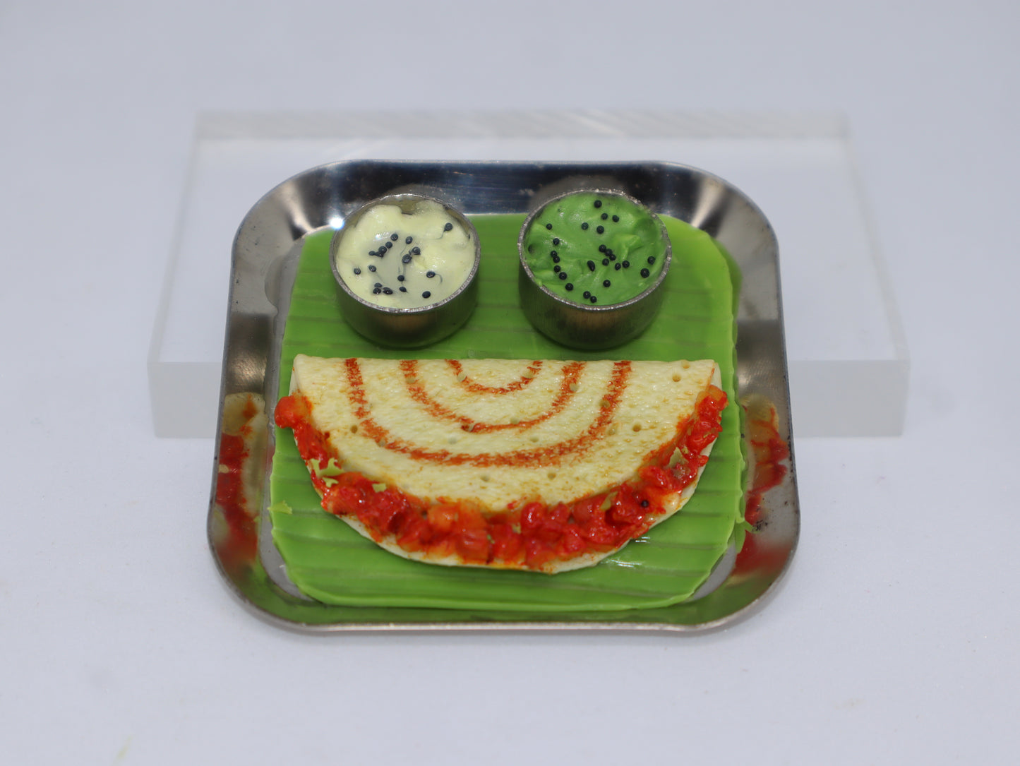 Miniature Chicken Dosa Platter Magnet