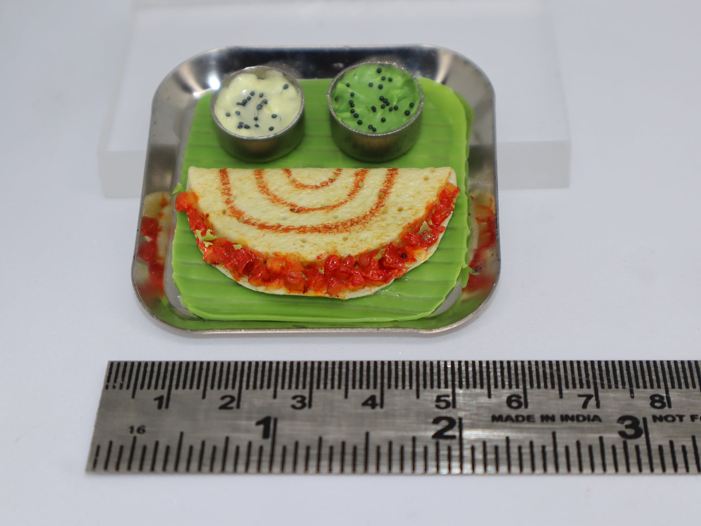 Miniature Chicken Dosa Platter Magnet