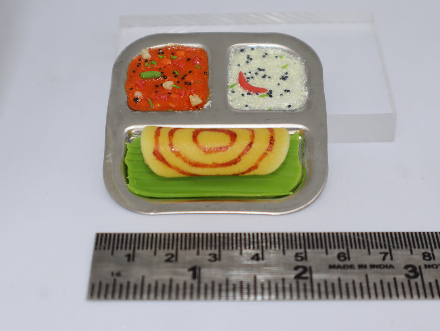 Dosa in Steel plate - Miniature Fridge magnet