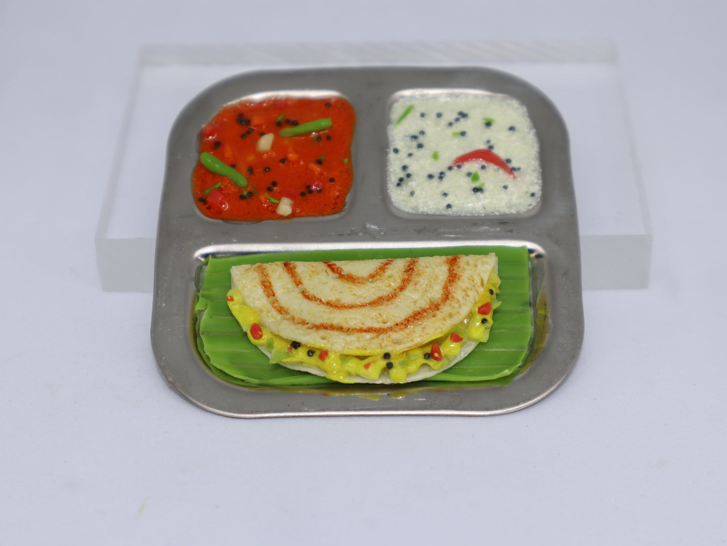 Miniature Masala Dosa Platter Magnet