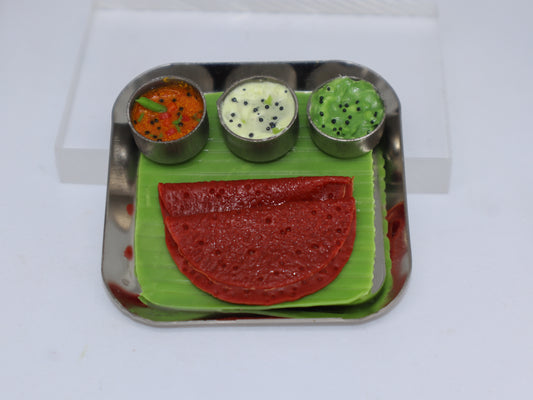 Miniature Ragi Dosa Platter Magnet