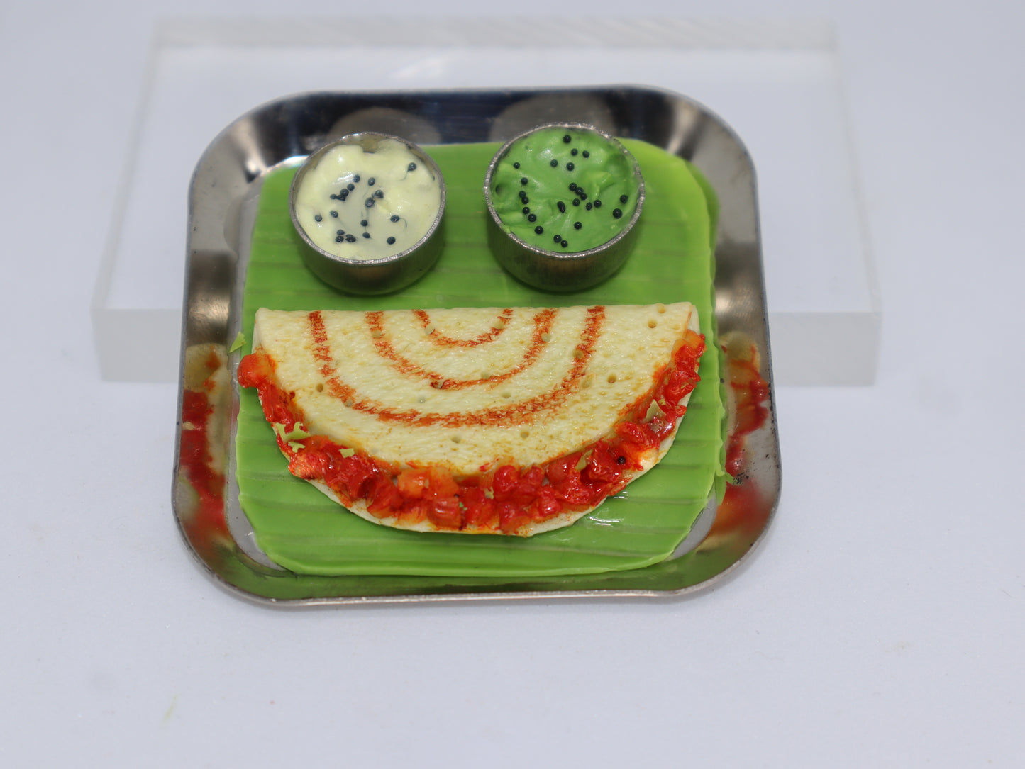 Miniature Chicken Dosa Platter Magnet