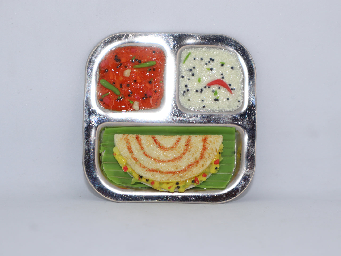 Miniature Masala Dosa Platter Magnet