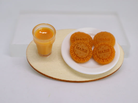 Miniature Tea & Marie Biscuit Combo Magnet