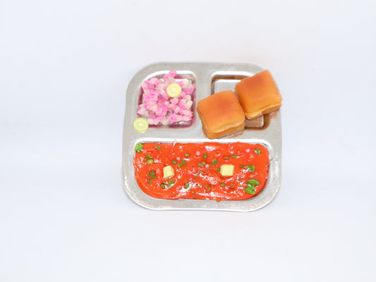 🍛 Miniature Pav Bhaji Platter Magnet