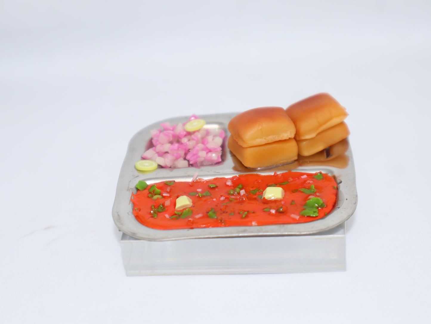 🍛 Miniature Pav Bhaji Platter Magnet