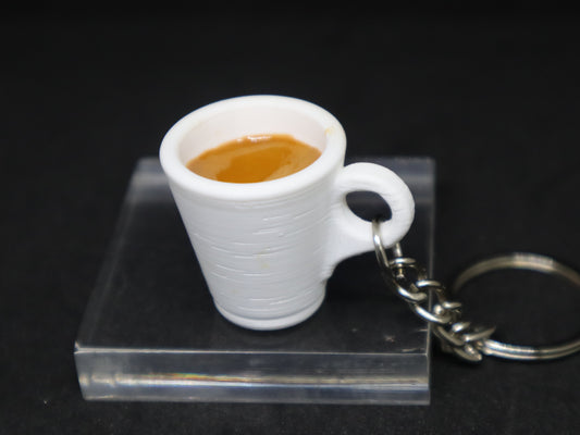 ☕ Mini Coffee Cup Keychain 🔑✨