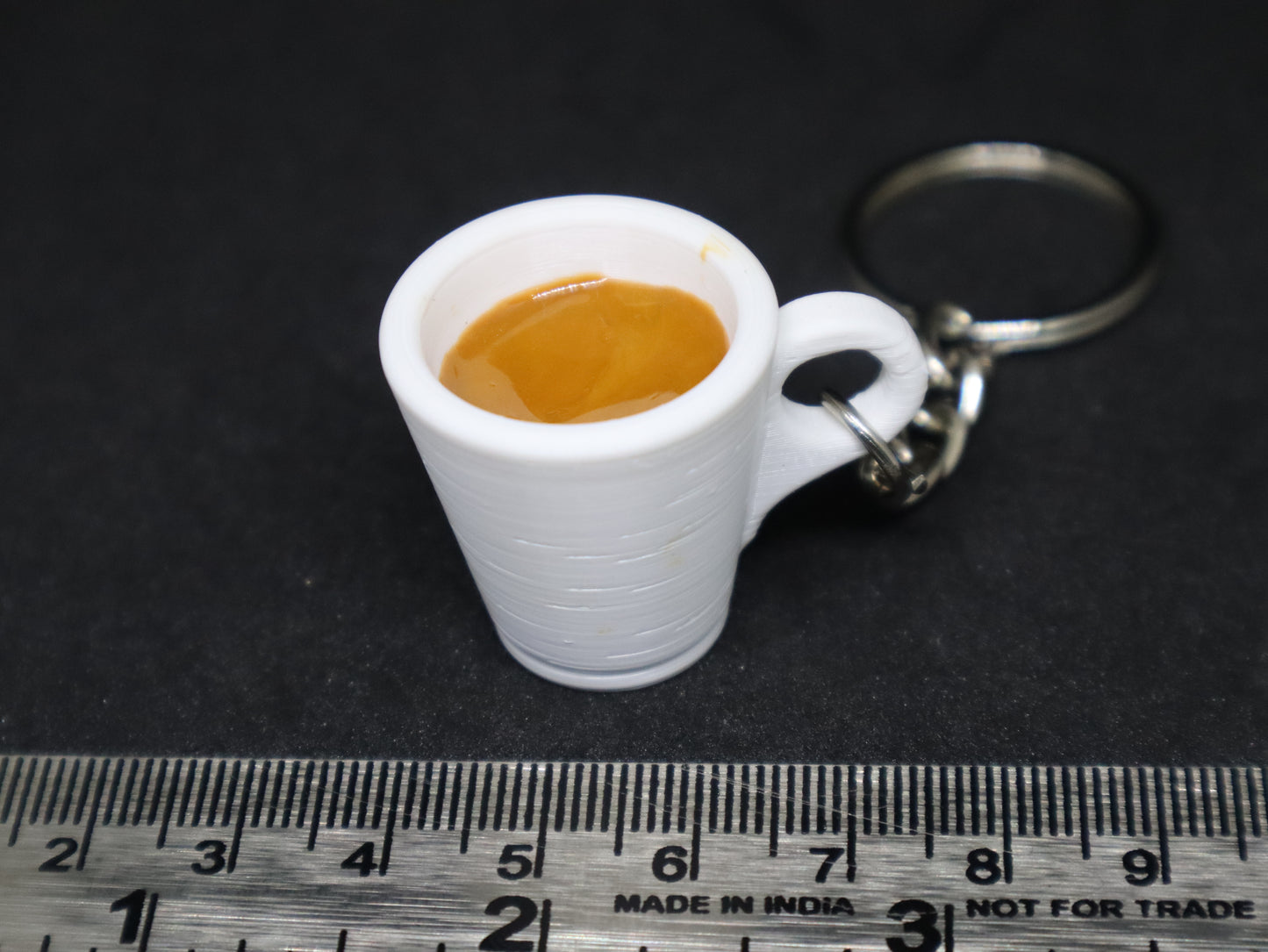 ☕ Mini Coffee Cup Keychain 🔑✨
