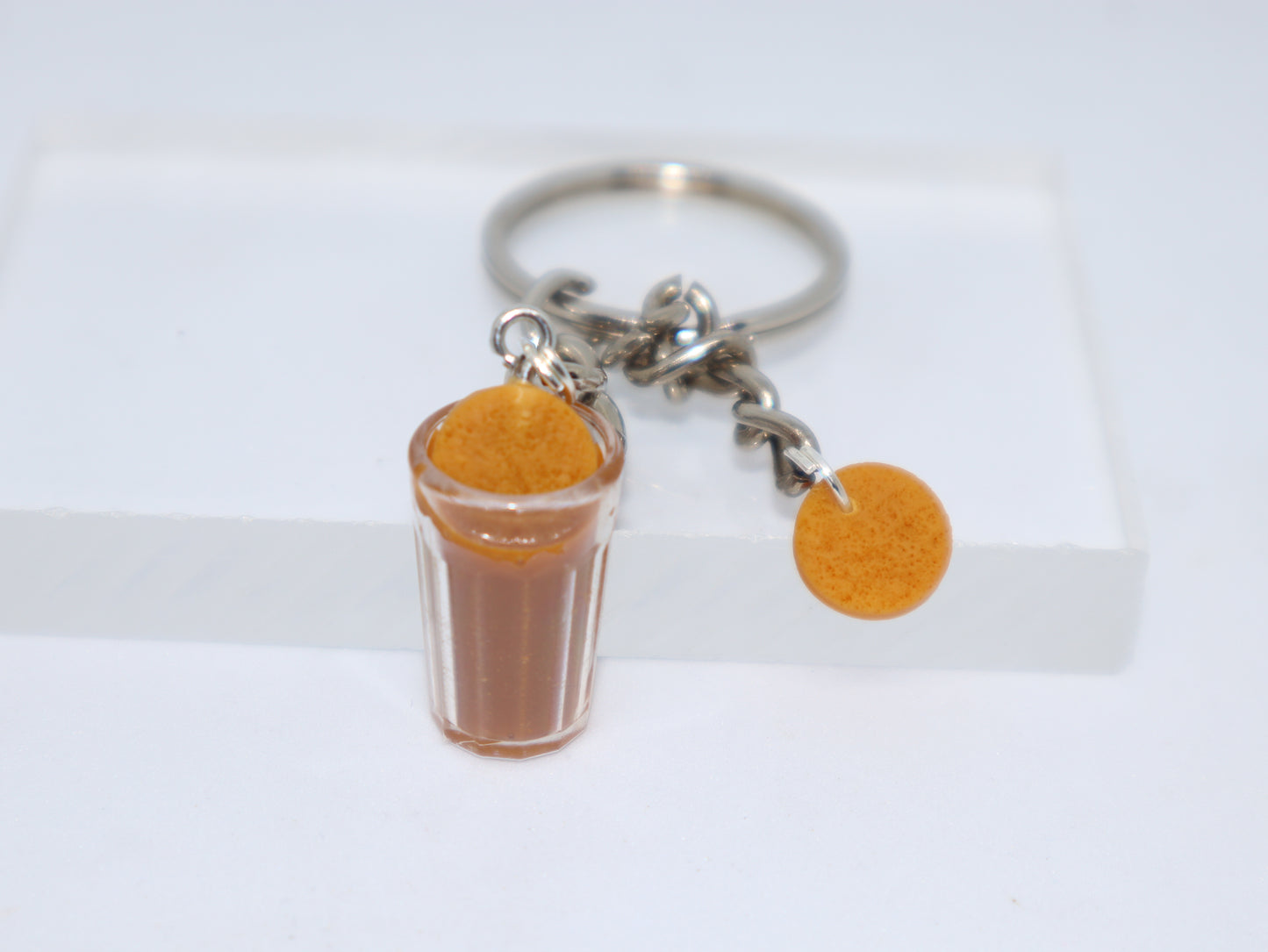 Tea with Butter Biscuit Keychain