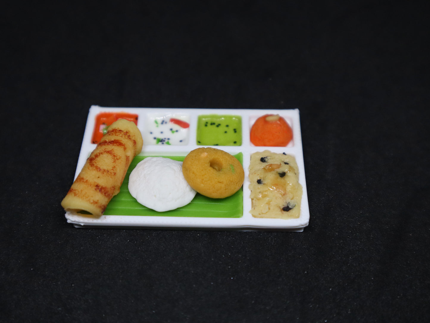 Miniature South Indian Tiffin Platter Magnet